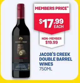 SipnSave Jacob's creek double barrel wines offer