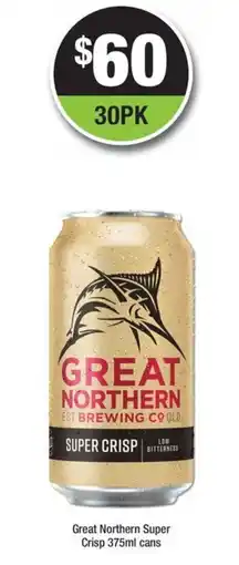 Bottler Great northern super crisp offer
