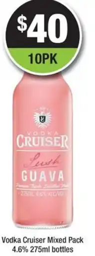 Vodka cruiser mixed pack