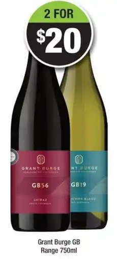 Bottler Grant burge gb range offer