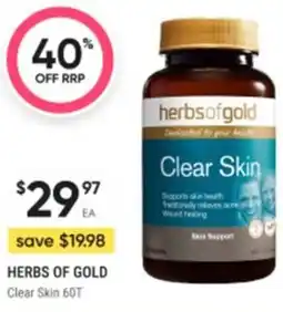 Healthy Life Herbs ofgold clear skin offer