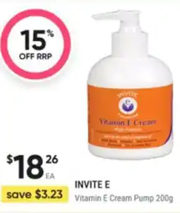 Healthy Life Vitamin e cream pump offer