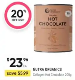 Healthy Life Collagen hot chocolate offer