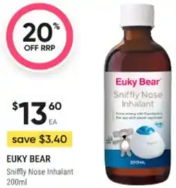 Healthy Life Sniffly nose inhalant offer