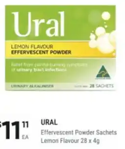 Effervescent powder sachets lemon flavour