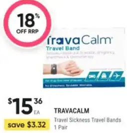 Travel sickness travel bands