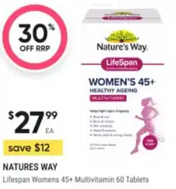 Lifespan womens 45+ multivitamin