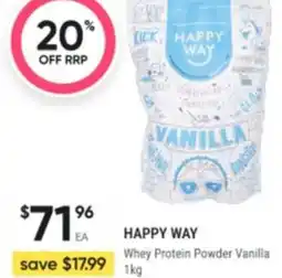 Healthy Life Whey protein powder vanilla offer