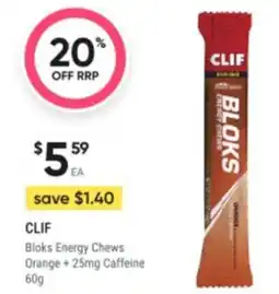 Bloks energy chews orange