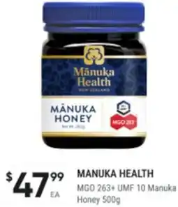 Healthy Life mgo 263+ umf 10 manuka honey offer