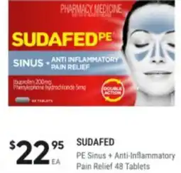 Healthy Life Sudafed pe sinus + anti-inflammatory offer