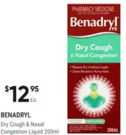 Healthy Life Benadryl dry cough & nasal offer