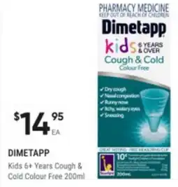Healthy Life Kids 6+ years cough & cold colour free offer