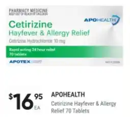 Healthy Life Cetirizine hayfever & allergy relief offer