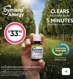 Healthy Life Dymista allergy offer