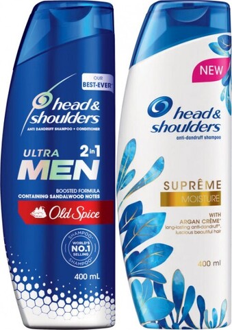 Coles Head & Shoulders Ultramen or Supreme Shampoo or Conditioner 400mL offer