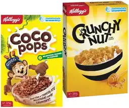 IGA Kellogg’s Coco Pops 375g, Crunchy Nut Corn Flakes 380g or Froot Loops 285g offer