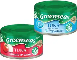 IGA Greenseas Tuna 95g Selected Varieties offer