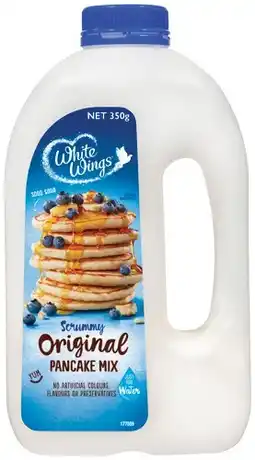 IGA White Wings Pancake Mix 325‑350g Selected Varieties offer
