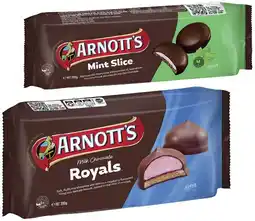 IGA Arnott’s Chocolate Biscuits 160-200g Selected Varieties offer