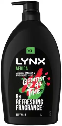 IGA Lynx Bodywash Africa 1 Litre offer