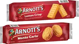 IGA Arnott’s Cream Biscuits 200‑250g Selected Varieties offer