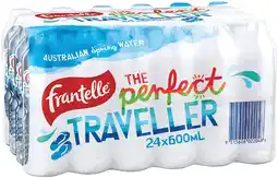 IGA Frantelle Spring Water 24x600mL offer