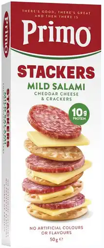 IGA Primo Stackers or Trios 45‑57g Selected Varieties offer