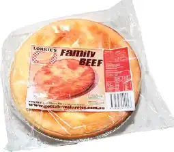 IGA Lorrie’s Family Beef Pie 650g offer