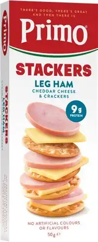 IGA Primo Stackers or Trios 45‑57g Selected Varieties offer