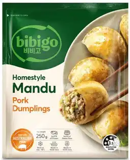 IGA Bibigo Dumplings 250g Selected Varieties offer