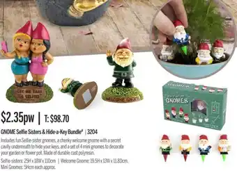Gnome Selfie Sisters & Hide-A-Key Bundle