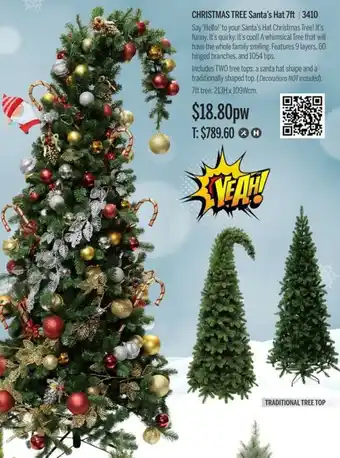 Chrisco Hampers Christmas Tree Santa's Hat 7th offer