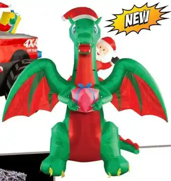 Christmas Airpower Santa On Dragon 2.7m
