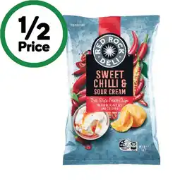 Woolworths Red Rock Deli Potato Chips 165g offer