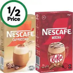 Woolworths Nescafe Coffee Sachets Pk 8-10 offer