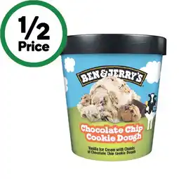 Woolworths Ben & Jerry’s Ice Cream Tub 458-465ml – From the Freezer offer