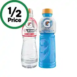 Woolworths Gatorade Sports Drink or G-Active Flavoured Water 600ml offer