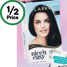 Woolworths Clairol Nice 'N Easy Permanent Hair Colour offer