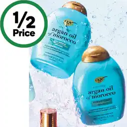 Woolworths OGX Shampoo or Conditioner 385ml offer