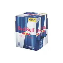 Woolworths Red Bull Energy Drink 4 x 250ml offer