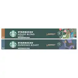 Woolworths Starbucks by Nespresso Coffee Pods Pk 10 offer
