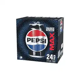 Woolworths Pepsi Max Soft Drink 24 x 375ml offer