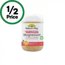 Woolworths Nature’s Way Vita Gummies Magnesium Pk 80 offer
