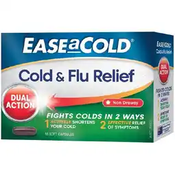 Woolworths Ease a Cold & Flu Relief Day Capsules Pk 18 offer