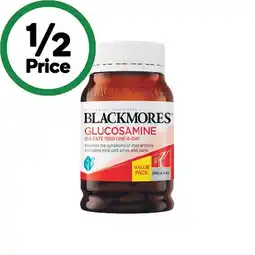 Woolworths Blackmores Glucosamine Sulfate 1500mg Tablets Pk 150 offer