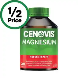 Woolworths Cenovis Magnesium Tablets Pk 200 offer