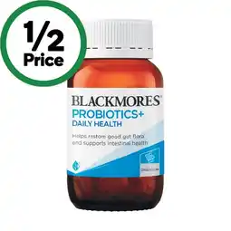 Woolworths Blackmores Probiotics+ Daily Health Tablets Pk 30 offer