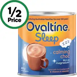 Woolworths Ovaltine Sleep 400g offer