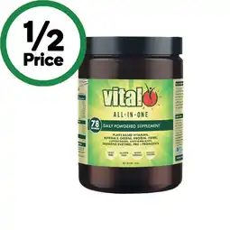 Woolworths Vital Greens All-In-One Powdered Supplement 240g offer